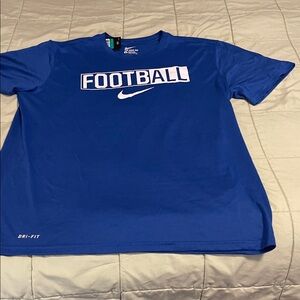 Nike Men's Blue Football Tee